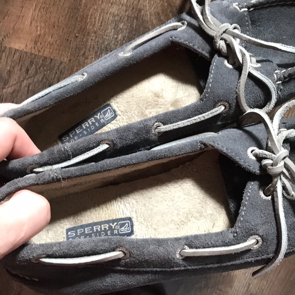 Sperrys! GUC 😊 ! Navy blue grayish - Picture 5 of 8